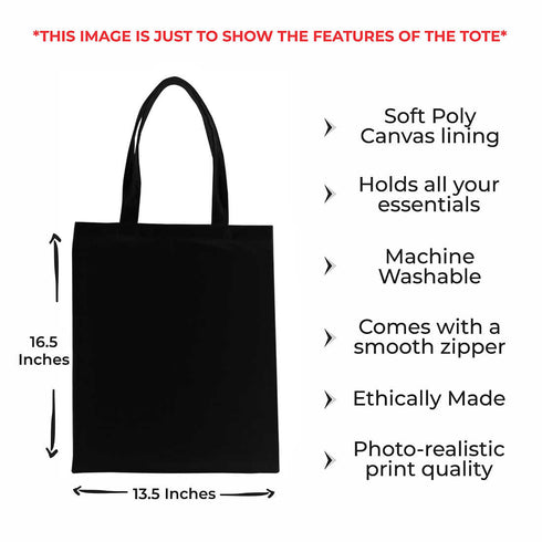 Reindeer - Christmas Theme Printed Tote Bag - Uncommongifts.in